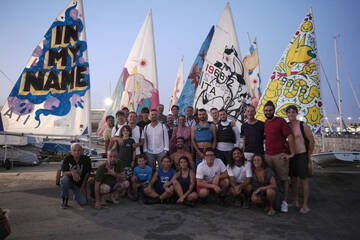 Le vele di “In My Name. Above the show” colorano Monopoli