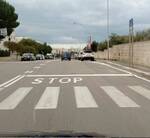 Immagine: VIA S. MARCO SEGNALETICA DI STOP E STALLI DI SOSTA E LINEA DI MEZZERIA