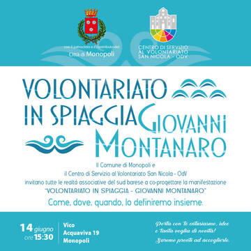 Volontariato in Spiaggia - Giovanni Montanaro